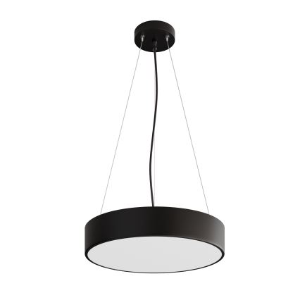 Lámpara colgante CLEO 3xE27/24W/230V diá. 40 cm negro