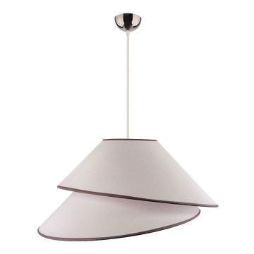Lámpara colgante COCO 1xE27/40W/230V blanco