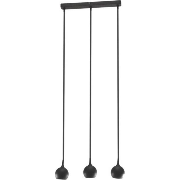 Lámpara colgante COLM 3xGU10/30W/230V negro