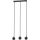 Lámpara colgante COLM 3xGU10/30W/230V negro