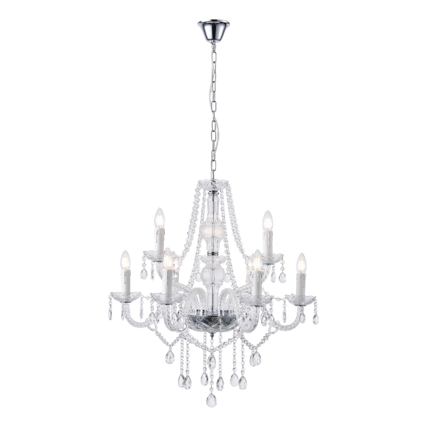 Lámpara colgante con cadena 9xE14/15W/230V