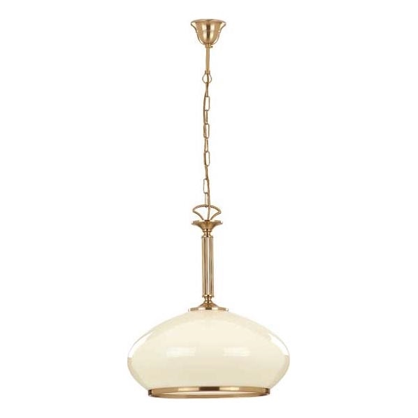 Lámpara colgante con cadena ASTORIA 1xE27/15W/230V dorado