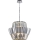 Lámpara colgante con cadena DONNA 12xE14/40W/230V diá. 55 cm cromo mate
