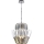 Lámpara colgante con cadena DONNA 9xE14/40W/230V diá. 45 cm cromo mate