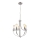 Lámpara colgante con cadena GINA 5xE27/60W/230V cromo mate