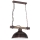 Lámpara colgante con cadena HAKON 1xE27/60W/230V madera natural