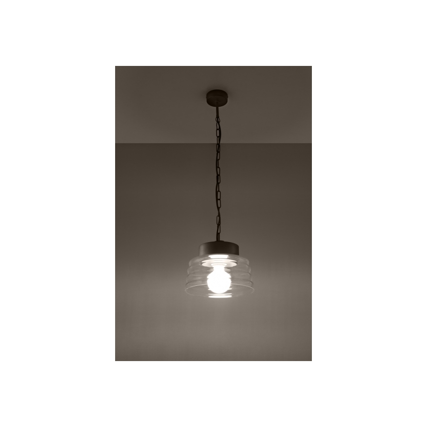 Lámpara colgante con cadena MARINA 1xE27/60W/230V
