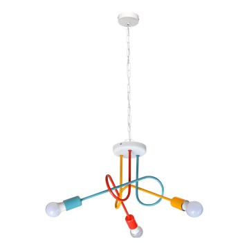 Lámpara colgante con cadena OXFORD 3xE27/15W/230V