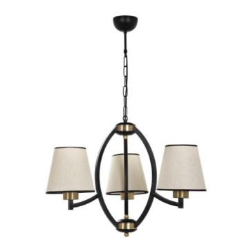 Lámpara colgante con cadena PAUL 3xE27/60W/230V