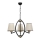 Lámpara colgante con cadena PAUL 3xE27/60W/230V