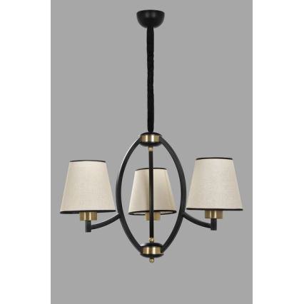 Lámpara colgante con cadena PAUL 3xE27/60W/230V