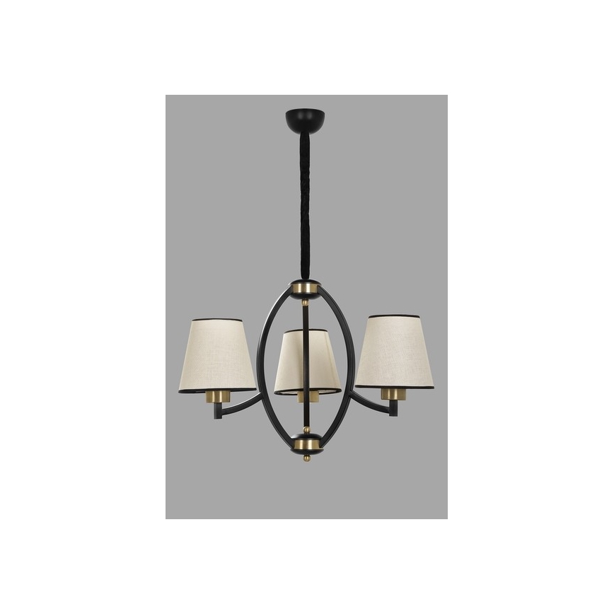 Lámpara colgante con cadena PAUL 3xE27/60W/230V