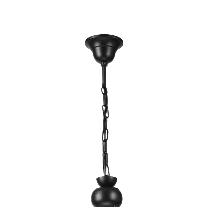 Lámpara colgante con cadena RETRO 2xE27/60W/230V negro