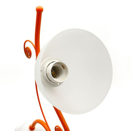 Lámpara colgante con cadena RETRO 3xE27/60W/230V blanco/colorido