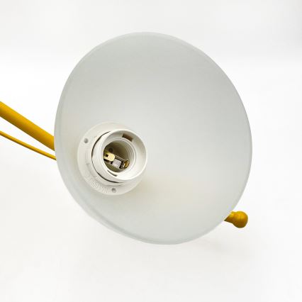 Lámpara colgante con cadena RETRO 5xE27/60W/230V blanco/colorido
