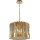 Lámpara colgante con cadena RITZ 7xE14/40W/230V diá. 42 cm dorado