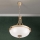 Lámpara colgante con cadena ROCCA 3xE27/60W/230V diá. 42 cm bronce/blanco