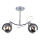 Lámpara colgante CONNOR 2xE27/15W/230V cromo brillante/gris