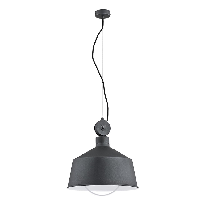 Lámpara colgante CORA 1xE27/15W/230V gris