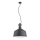 Lámpara colgante CORA 1xE27/15W/230V gris