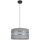 Lámpara colgante CORAL 1xE27/60W/230V diá. 40 cm gris