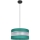Lámpara colgante CORAL 1xE27/60W/230V diá. 40 cm verde