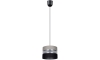 Lámpara colgante CORAL S 1xE27/60W/230V negro-gris