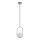Lámpara colgante CORDEL 1xG9/28W/230V cromo brillante