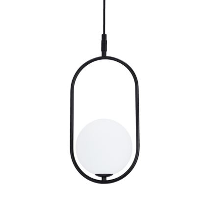 Lámpara colgante CORDEL 1xG9/28W/230V negro