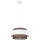 Lámpara colgante CORSA 1xE27/60W/230V blanco/marrón