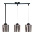 Lámpara colgante COX 3xE27/60W/230V