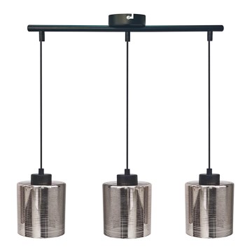 Lámpara colgante COX 3xE27/60W/230V