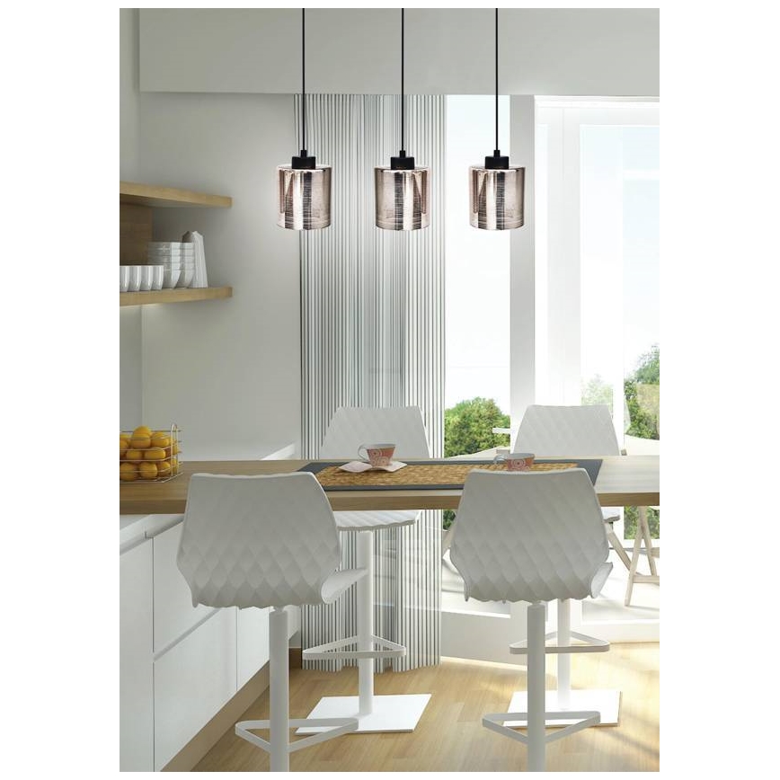 Lámpara colgante COX 3xE27/60W/230V