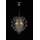 Lámpara colgante cristal 2xE14/60W W-11904-2 CR+RNB