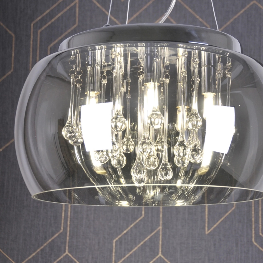 Lámpara colgante cristal ROMEO 6xG9/8W/230V