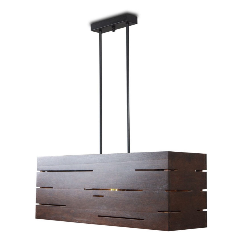 Lámpara colgante CUBO 3xE27/60W/230V
