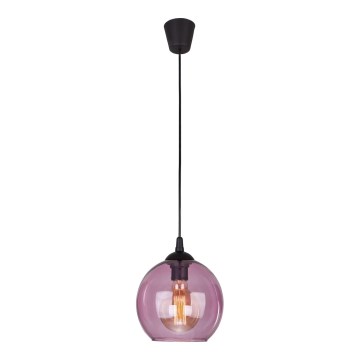 Lámpara colgante CUBUS 1xE27/60W/230V rosa