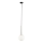 Lámpara colgante DAISY 1xG9/12W/230V diá. 14 cm cromo brillante/negro/blanco
