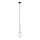 Lámpara colgante DAISY 1xG9/12W/230V diá. 14 cm cromo brillante/negro/transparente