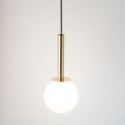 Lámpara colgante DAISY 1xG9/12W/230V diá. 14 cm dorado/negro/blanco