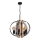 Lámpara colgante DALVIN 5xE27/60W/230V negro