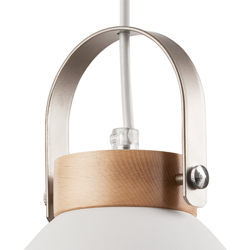 Lámpara colgante DANIELLE 1xE27/60W/230V haya