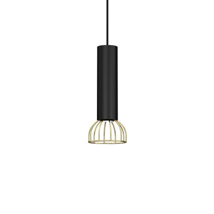 Lámpara colgante DANTE 1xGU10/25W/230V negro/dorado