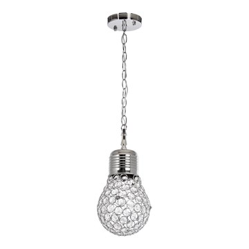 Lámpara colgante de cristal 1xE27/60W/230V