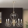 Lámpara colgante de cristal ALESSIA 5xE14/40W/230V dorado