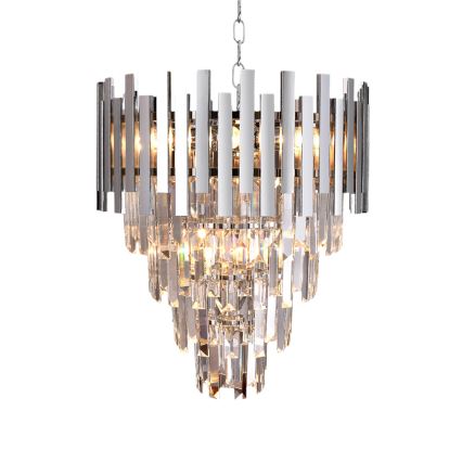 Lámpara colgante de cristal ASPEN 9xE14/40W/230V