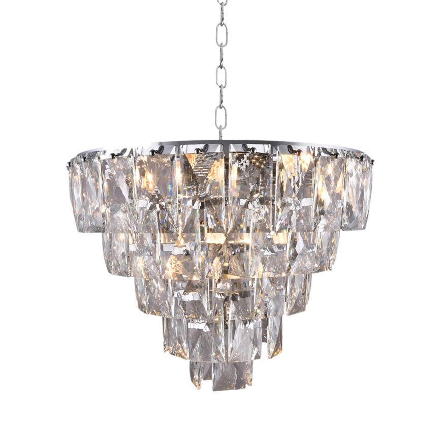 Lámpara colgante de cristal CHELSEA 6xE14/40W/230V