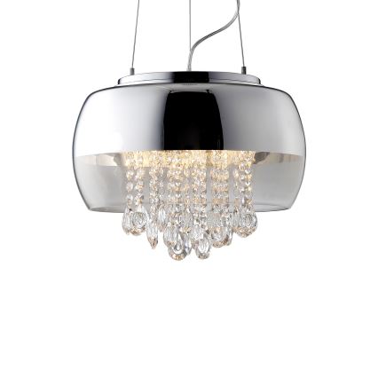 Lámpara colgante de cristal LUNA 1xE14/40W/230V