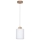 Lámpara colgante de luces de cable ZEFIR 1xE27/60W/230V roble - Certificado FSC