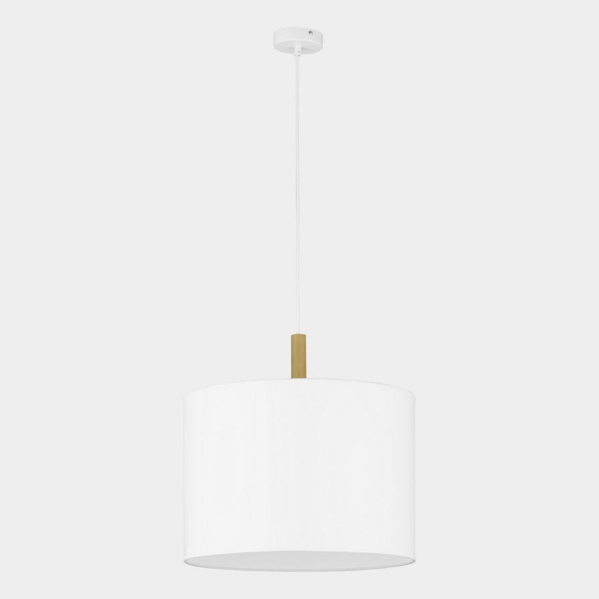 Lámpara colgante DEVA 1xE27/25W/230V blanco